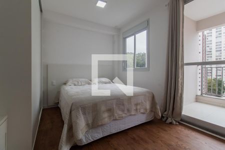 Sala / Quarto / Cozinha de apartamento à venda com 1 quarto, 25m² em Vila Andrade, São Paulo