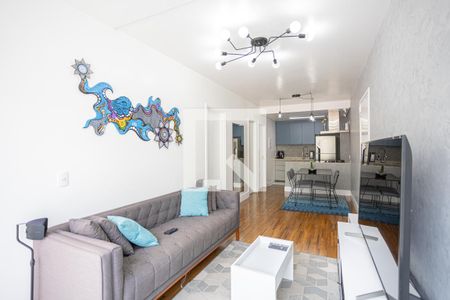 Sala de apartamento para alugar com 2 quartos, 55m² em Vila São Francisco, São Paulo