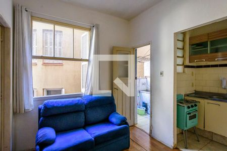 Sala de apartamento à venda com 1 quarto, 34m² em Centro Histórico, Porto Alegre