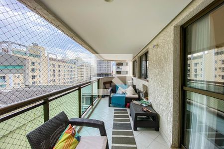 Varanda de apartamento à venda com 3 quartos, 130m² em Botafogo, Rio de Janeiro