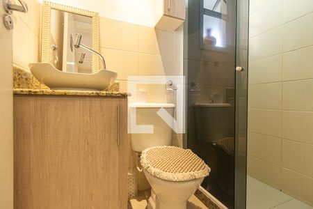 Apartamento para alugar com 54m², 2 quartos e 1 vaga Apartamento para alugar com 54m², 2 quartos e 1 vagaDetalhe do Banheiro Social
