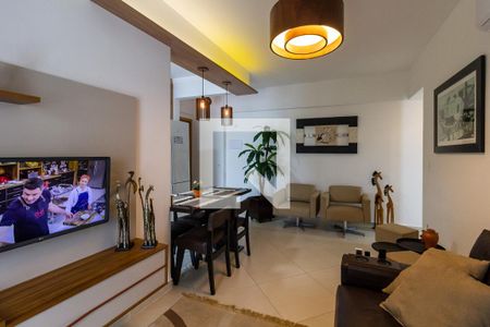 Sala de apartamento para alugar com 1 quarto, 100m² em Ocian, Praia Grande