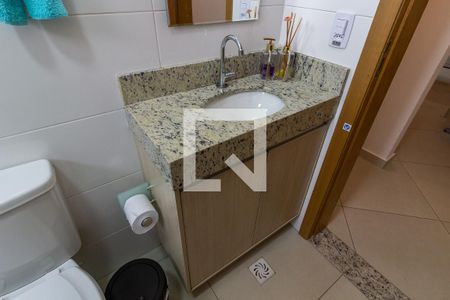 Apartamento para alugar com 100m², 1 quarto e 1 vaga Apartamento para alugar com 100m², 1 quarto e 1 vagaDetalhe do banheiro social