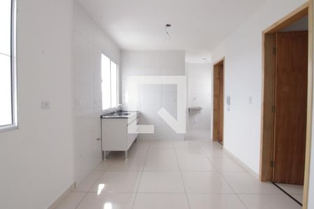 Sala/cozinha
 de apartamento para alugar com 2 quartos, 38m² em Parque Cisper, São Paulo