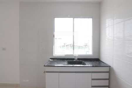 Sala/cozinha
 de apartamento para alugar com 2 quartos, 38m² em Parque Cisper, São Paulo