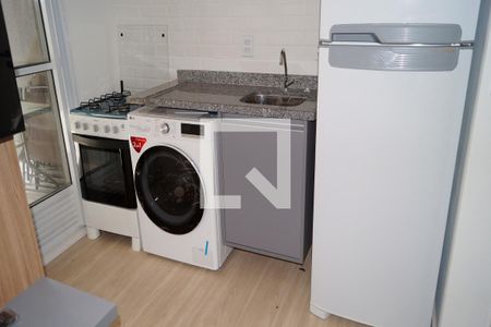 cozinha de apartamento para alugar com 2 quartos, 30m² em Ipiranga, São Paulo