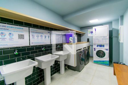 Apartamento para alugar com 28m², 1 quarto e sem vaga Apartamento para alugar com 28m², 1 quarto e sem vagaÁrea comum - Lavanderia