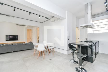 Sala de apartamento à venda com 1 quarto, 103m² em Higienópolis, São Paulo