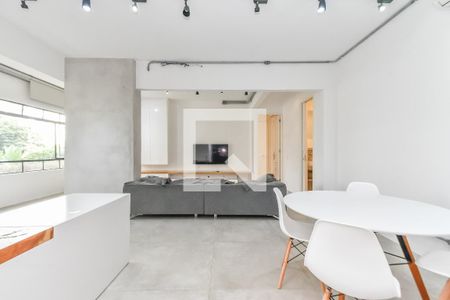 Sala de apartamento à venda com 1 quarto, 103m² em Higienópolis, São Paulo