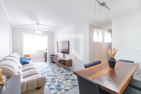 Sala de apartamento à venda com 3 quartos, 83m² em Vila Osasco, Osasco