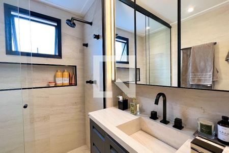 Apartamento à venda com 137m², 3 quartos e 2 vagasBanheiro da Suíte