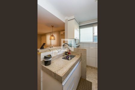 Cozinha de apartamento à venda com 2 quartos, 50m² em Salgado Filho, Belo Horizonte