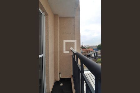 Varanda da Sala de apartamento para alugar com 2 quartos, 49m² em Parque Erasmo Assunção, Santo André