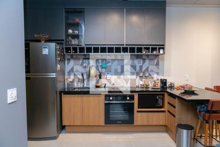 Cozinha de apartamento para alugar com 1 quarto, 45m² em Boa Vista, São Caetano do Sul