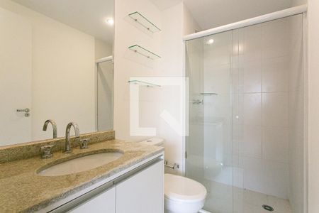 Banheiro de kitnet/studio para alugar com 1 quarto, 25m² em Vila Zilda, São Paulo