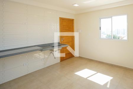 Cozinha de apartamento para alugar com 2 quartos, 34m² em Vila Carrao, São Paulo
