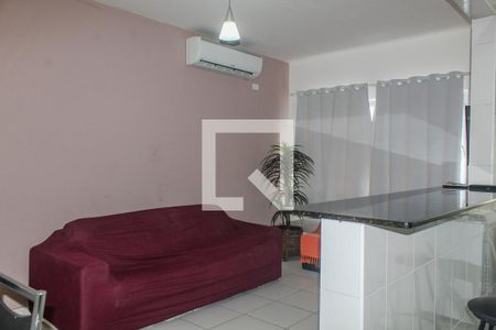 Sala de apartamento para alugar com 1 quarto, 51m² em Jardim Praiano, Guarujá