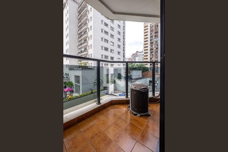 Sala - Varanda de apartamento para alugar com 1 quarto, 45m² em Jardim Paulista, São Paulo
