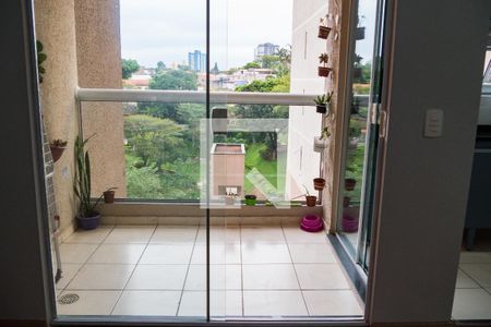 Varanda da Sala de apartamento à venda com 2 quartos, 51m² em Vila Eldizia, Santo André