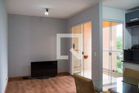 Sala de apartamento à venda com 2 quartos, 51m² em Vila Eldizia, Santo André