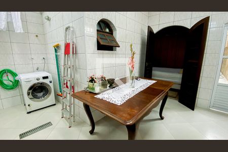 Área de Serviço - Churrasqueira de casa à venda com 3 quartos, 161m² em Parque Oratorio, Santo André