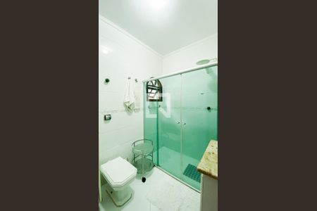 Banheiro da Suíte  de casa à venda com 3 quartos, 161m² em Parque Oratorio, Santo André
