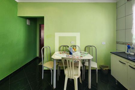 Cozinha de casa para alugar com 1 quarto, 24m² em Nova Gerti, São Caetano do Sul