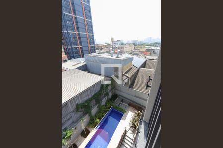 Vista da Sacada de kitnet/studio à venda com 1 quarto, 42m² em Campestre, Santo André