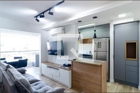 Sala de apartamento à venda com 1 quarto, 60m² em Vila Paulista, São Paulo