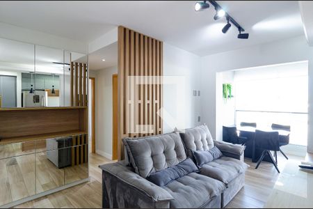 Sala de apartamento à venda com 1 quarto, 60m² em Vila Paulista, São Paulo