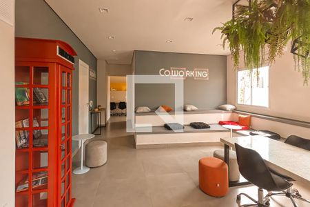 Apartamento para alugar com 36m², 2 quartos e 1 vaga Apartamento para alugar com 36m², 2 quartos e 1 vagaÁrea comum - Coworking