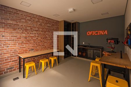 Apartamento para alugar com 36m², 2 quartos e 1 vaga Apartamento para alugar com 36m², 2 quartos e 1 vagaÁrea comum - Oficina