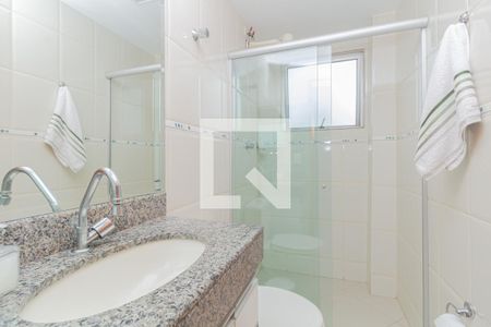 Banheiro Suíte 1 de apartamento à venda com 3 quartos, 120m² em Palmares, Belo Horizonte