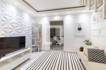 Sala de casa de condomínio para alugar com 3 quartos, 100m² em Vila Curuçá, São Paulo