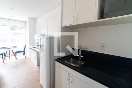 Cozinha de kitnet/studio à venda com 1 quarto, 25m² em Vila Clementino, São Paulo