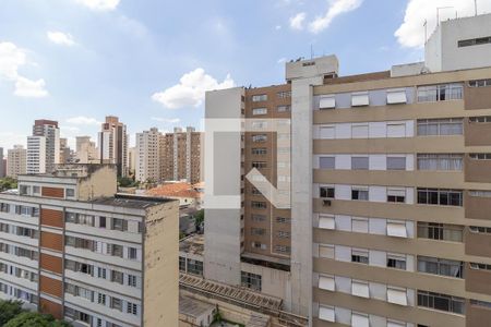 Vista da sala de apartamento para alugar com 1 quarto, 55m² em Centro, Campinas