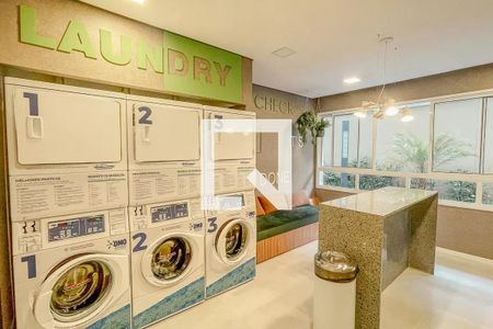 Apartamento para alugar com 32m², 1 quarto e sem vaga Apartamento para alugar com 32m², 1 quarto e sem vagaÁrea comum - Lavanderia