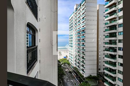 Vista da Sacada de apartamento para alugar com 3 quartos, 135m² em Barra Funda, Guarujá