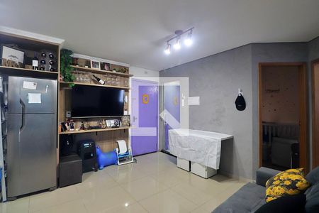Sala de apartamento à venda com 2 quartos, 50m² em Vila Alto de Santo André, Santo André