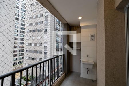 Varanda Sala/Cozinha de apartamento para alugar com 2 quartos, 52m² em Alphaville Empresarial, Barueri