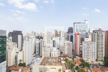 Vista da Varanda de apartamento para alugar com 1 quarto, 31m² em Consolação, São Paulo