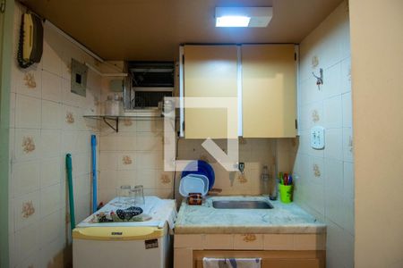 Cozinha de apartamento para alugar com 1 quarto, 20m² em Copacabana, Rio de Janeiro