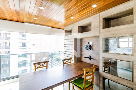 Varanda de apartamento para alugar com 3 quartos, 105m² em Jardim Caravelas, São Paulo