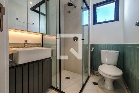 Banheiro de apartamento para alugar com 1 quarto, 37m² em Vila Mariana, São Paulo