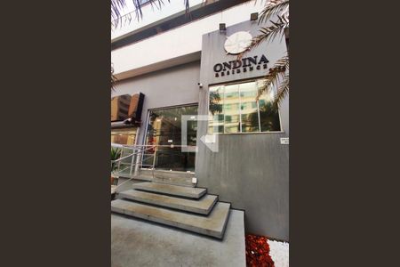 Apartamento para alugar com 90m², 1 quarto e 2 vagasFachada e portaria