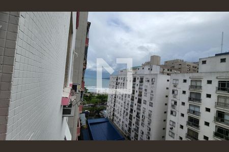 Vista da Sala de apartamento para alugar com 1 quarto, 40m² em Boqueirão, Santos