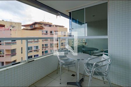 Varanda da Sala de apartamento à venda com 1 quarto, 57m² em Rio Vermelho, Salvador
