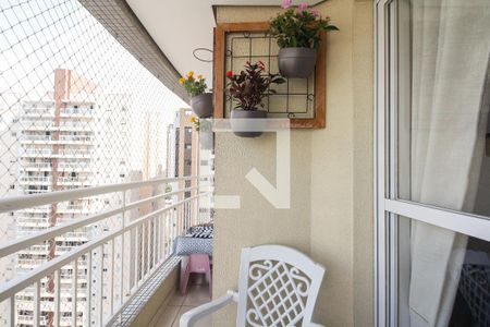 Varanda  de apartamento para alugar com 2 quartos, 56m² em Vila Gomes Cardim, São Paulo