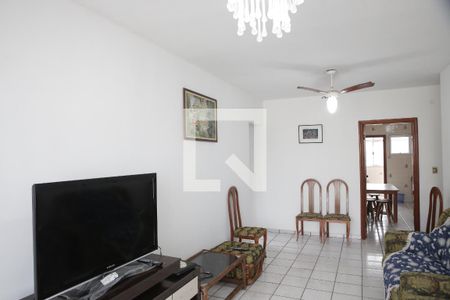 Sala de apartamento para alugar com 3 quartos, 150m² em Tupi, Praia Grande