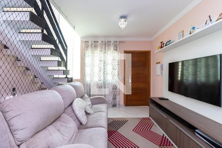 Sala de Estar de casa de condomínio à venda com 3 quartos, 90m² em Parque Mandaqui, São Paulo